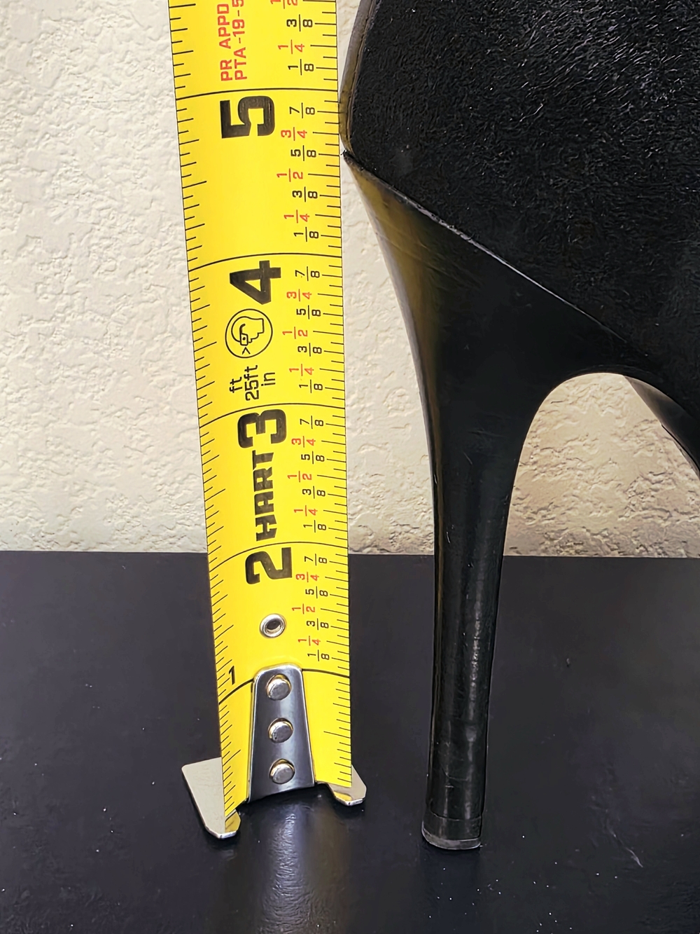 Ralph Lauren Black Leather & Suede Knee-High Stiletto Buckle Boots - Size US 8.5 - Picture 14 of 16